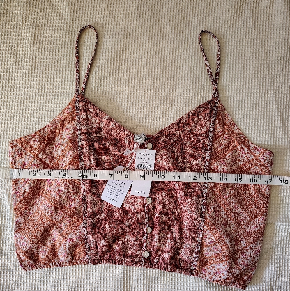 American Eagle Outfitters Pink Floral Top